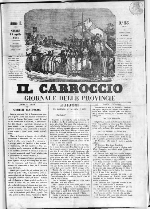 Il Carroccio - Edizione 15 del 15/04/1848